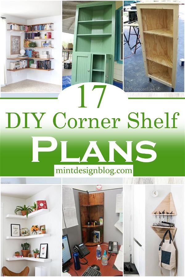 DIY Corner Shelf Plans 1