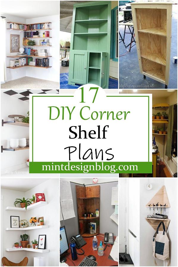 DIY Corner Shelf Plans 2