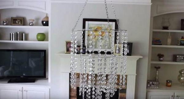 DIY Crystal Chandelier Tutorial