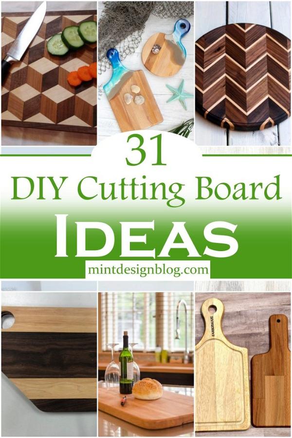 31 Homemade DIY Cutting Board Ideas Wooden Designs - Mint Design Blog