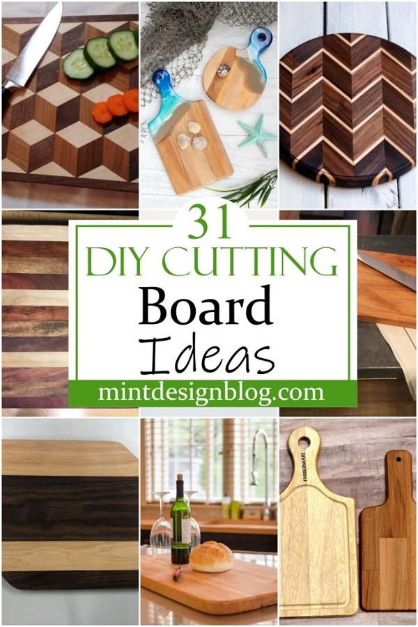 31 Homemade DIY Cutting Board Ideas Wooden Designs - Mint Design Blog