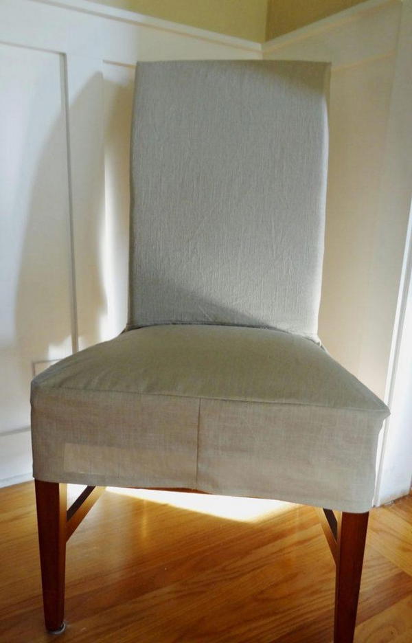 DIY Dining Chair Slipcovers