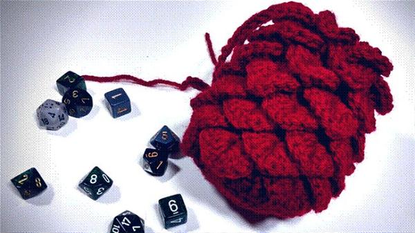 DIY Dragon Egg Dice Bag