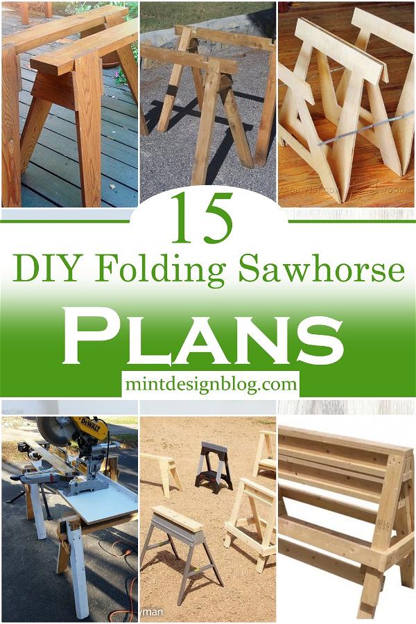 DIY Folding Sawhorse Plans 1