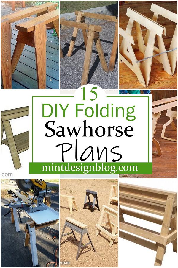 DIY Folding Sawhorse Plans 2