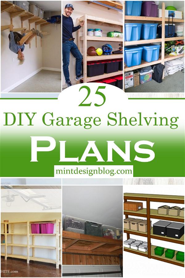 DIY Garage Shelving Plans 1