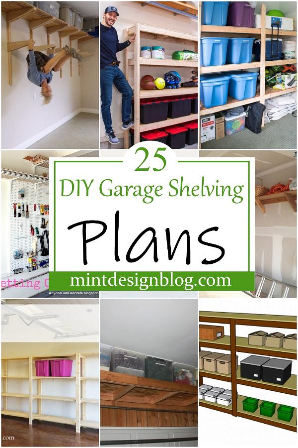 DIY Garage Shelving Plans 2