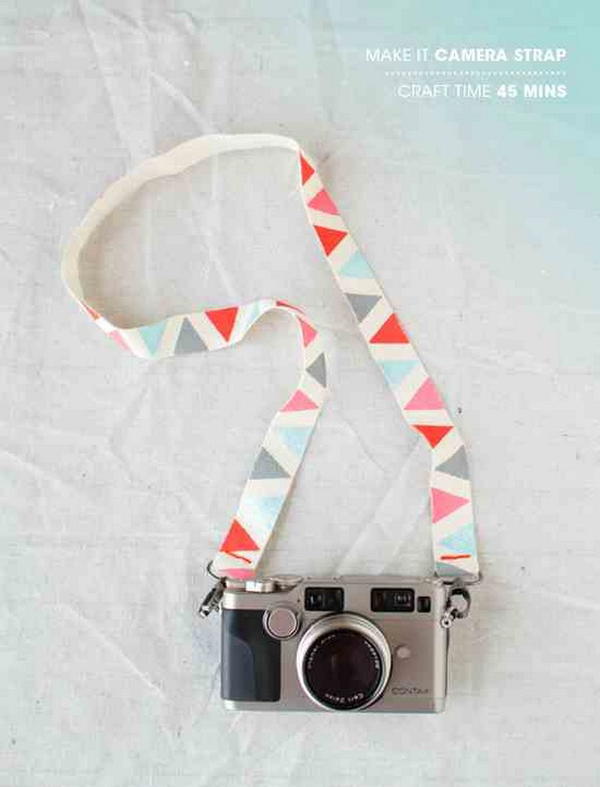 DIY Geometric Style Camera Strap