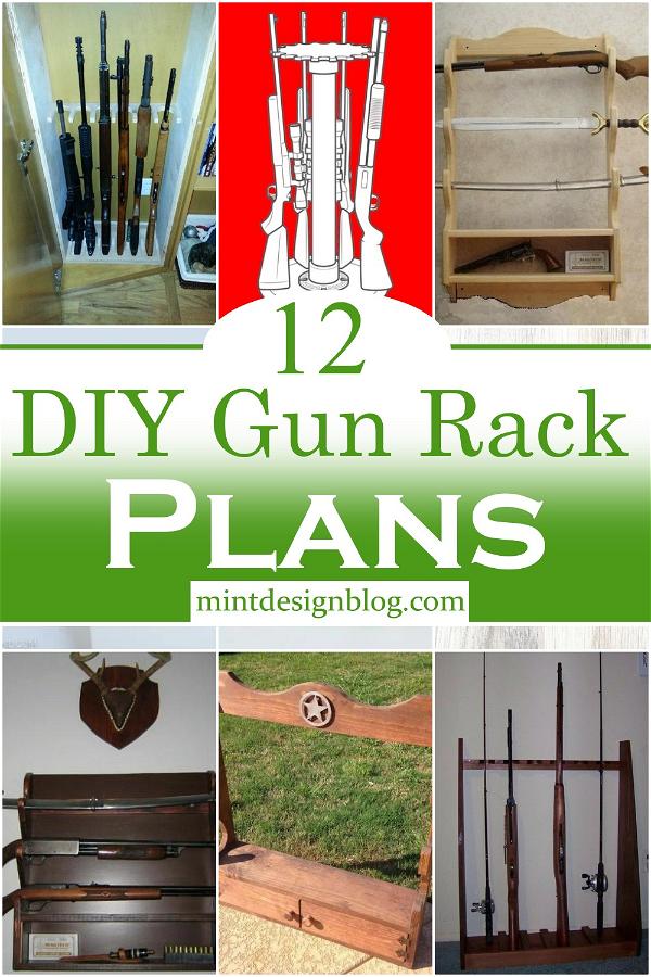 DIY Gun Rack Plans 1