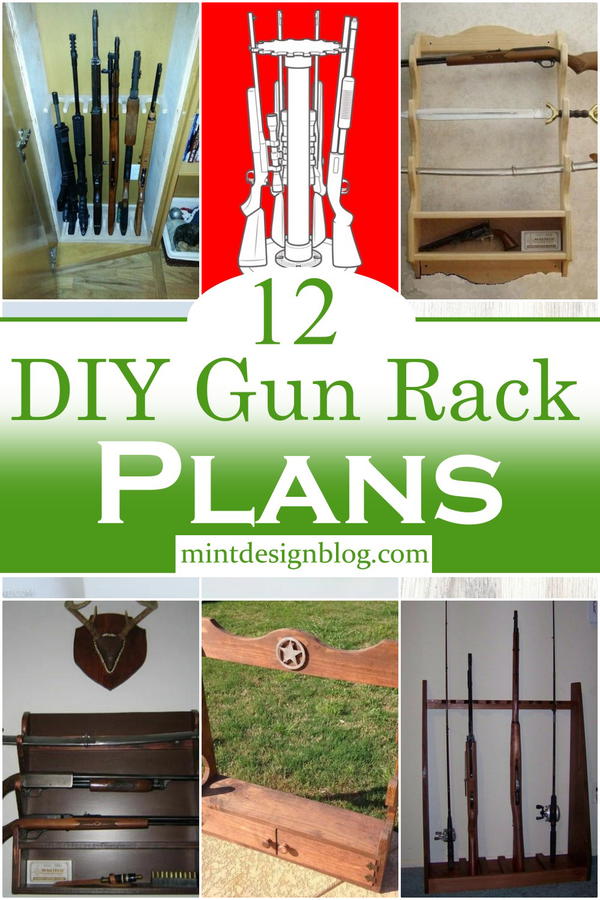 DIY Gun Rack Plans 1