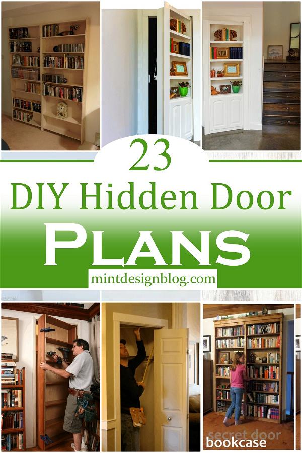 DIY Hidden Door Plans 1