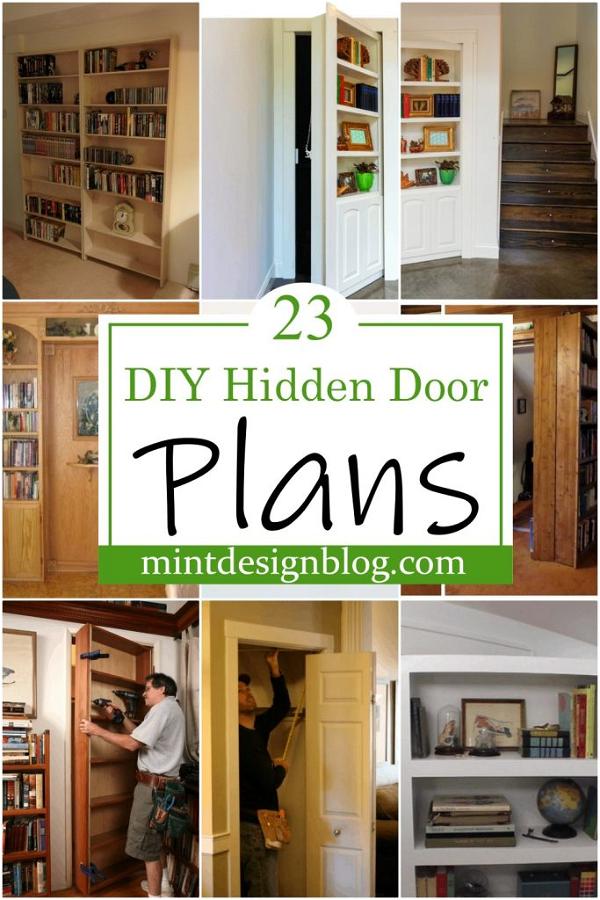 23 DIY Hidden Door Plans You Can Build Easily - Mint Design Blog