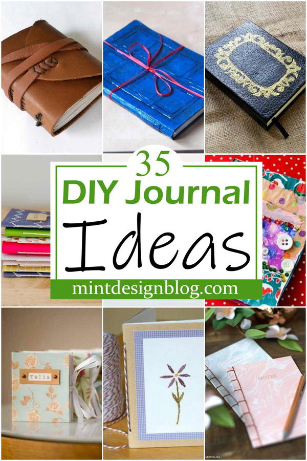 35 DIY Journal Ideas For You - Mint Design Blog