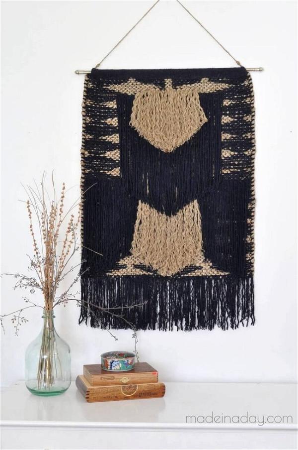 DIY Large Tapestry - No Weave