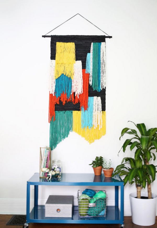 DIY Large Tapestry Wall Hanging