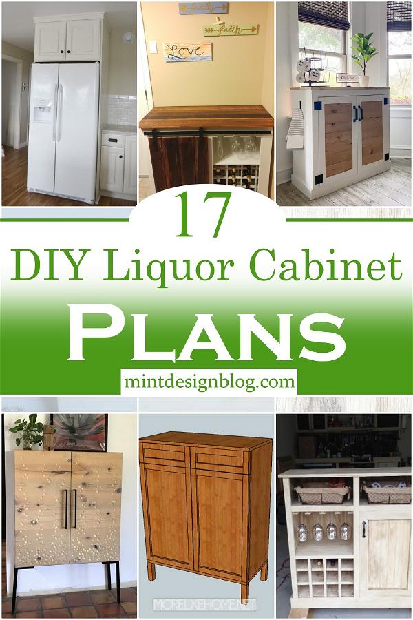 DIY Liquor Cabinet Plans 1