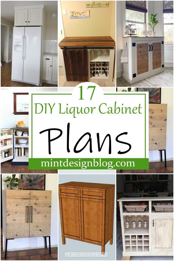 17 Diy Liquor Cabinet Plans You Can Make Easily Mint Design Blog