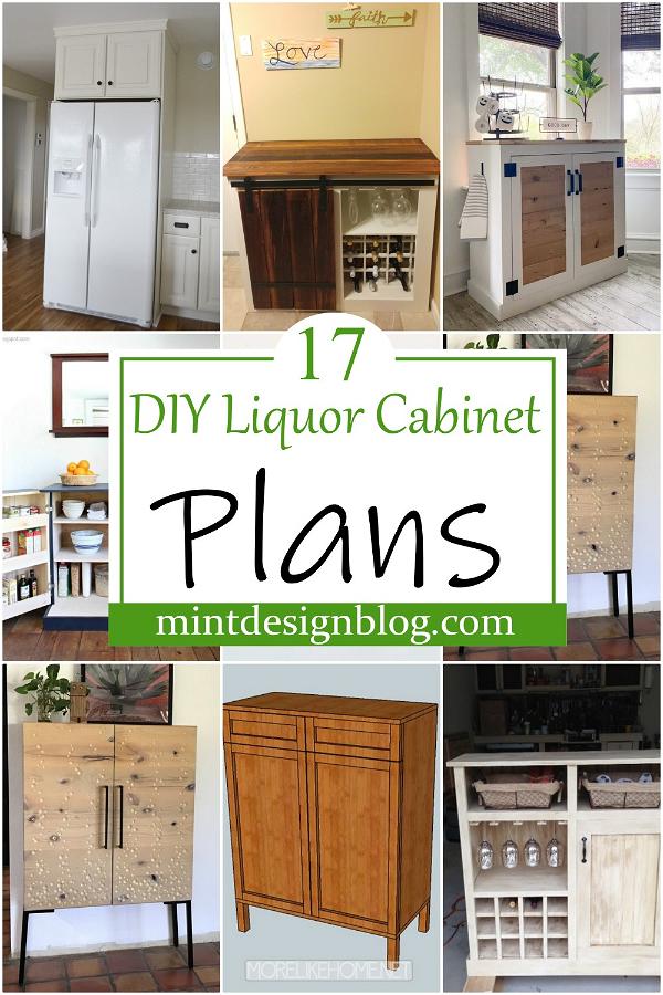 DIY Liquor Cabinet Plans 2