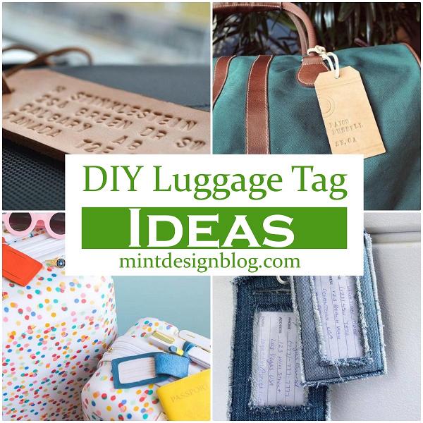16 DIY Luggage Tag Ideas