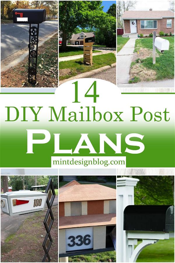 DIY Mailbox Post Plans 1