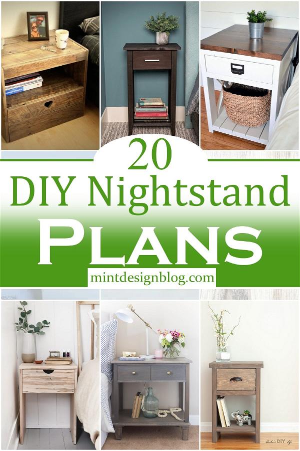 DIY Nightstand Plans 3