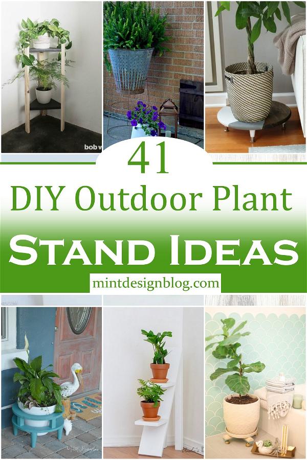DIY Outdoor Plant Stand Ideas 1
