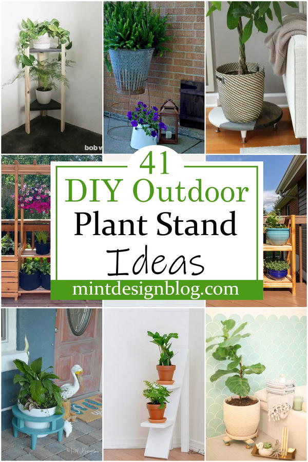 DIY Outdoor Plant Stand Ideas 2