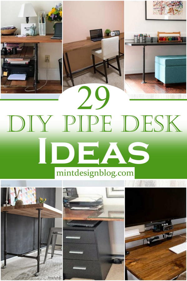 DIY Pipe Desk Ideas 1