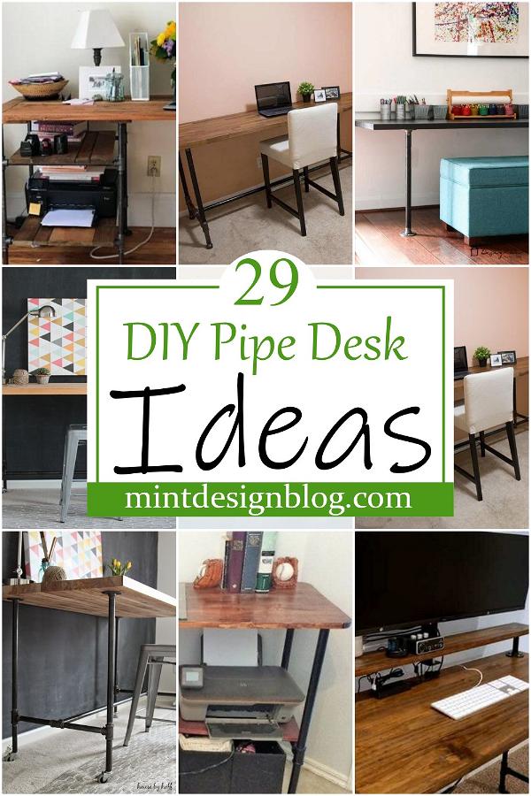 DIY Pipe Desk Ideas 2