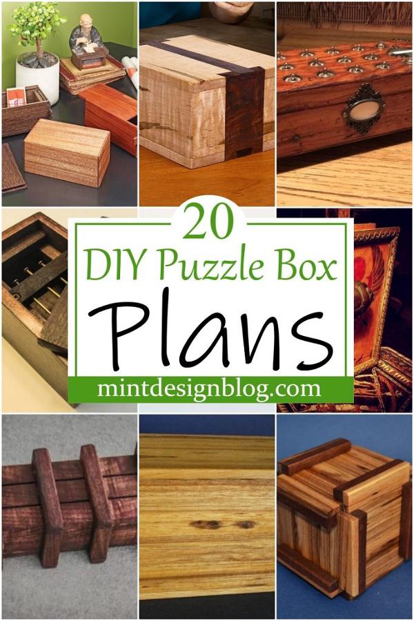 20 DIY Puzzle Box Plans You Can Make Easily - Mint Design Blog