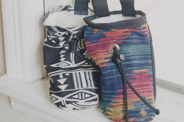 DIY Rock Climbing Chalk Bag