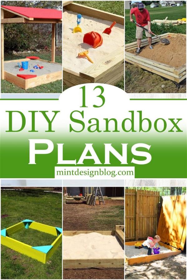 13 Free DIY Sandbox Plans You Can Build Easily - Mint Design Blog