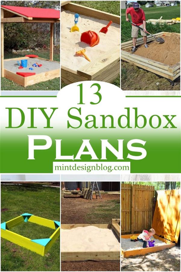 13 Free DIY Sandbox Plans You Can Build Easily - Mint Design Blog