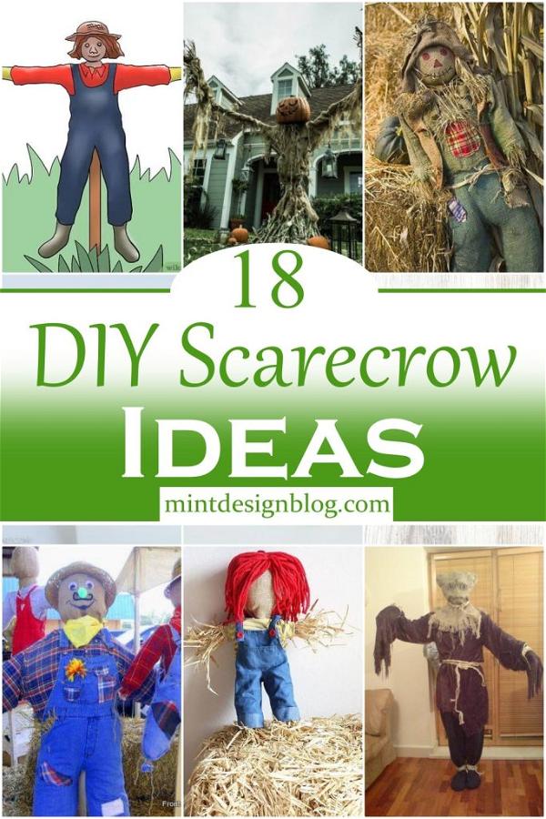 18 DIY Scarecrow Ideas - How To Make A Scarecrow - Mint Design Blog