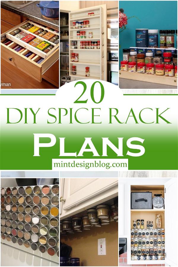 DIY Spice Rack Plans 1