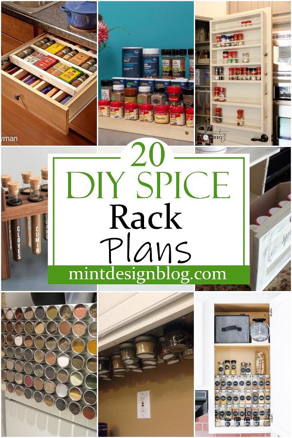 DIY Spice Rack Plans 2