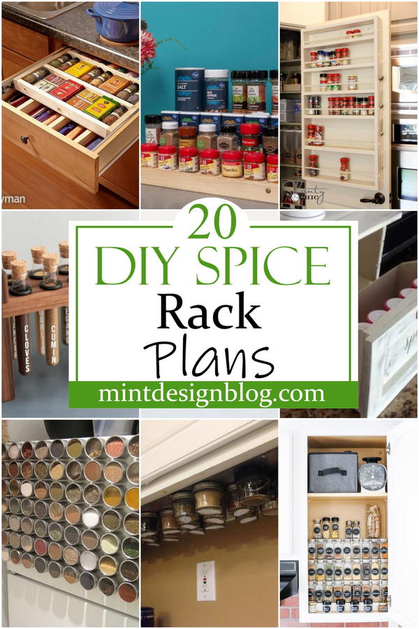 DIY Spice Rack Plans 2