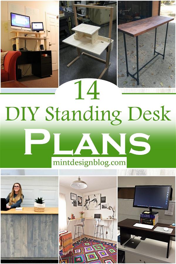 DIY Standing Desk Plans 1