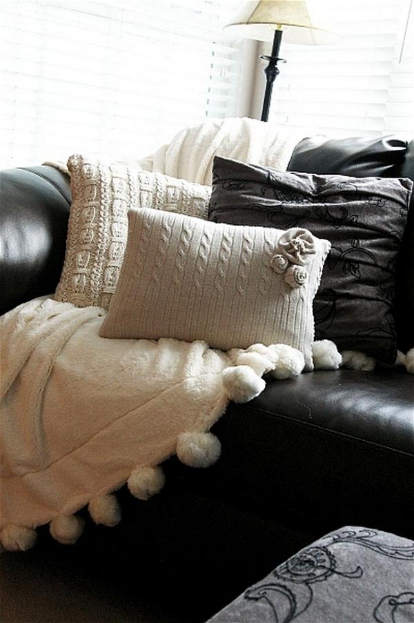 DIY Sweater Pillow