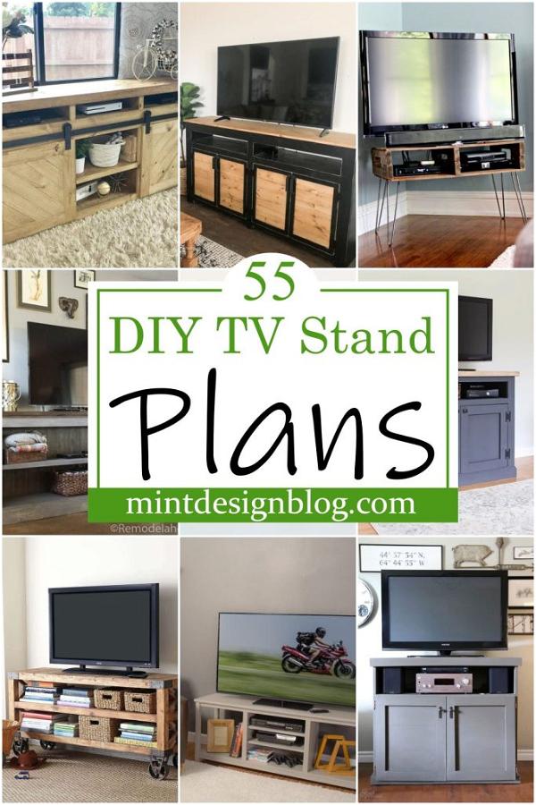 Diy Tv Stand Plans You Can Build Today Mint Design Blog