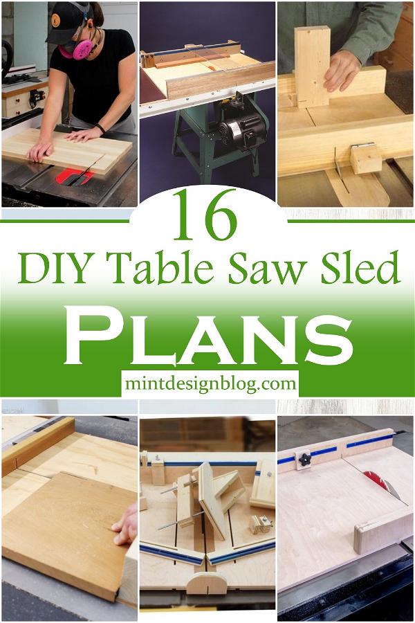 DIY Table Saw Sled Plans 1