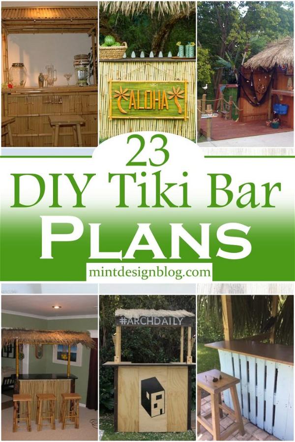 23 DIY Tiki Bar Plans - Mint Design Blog