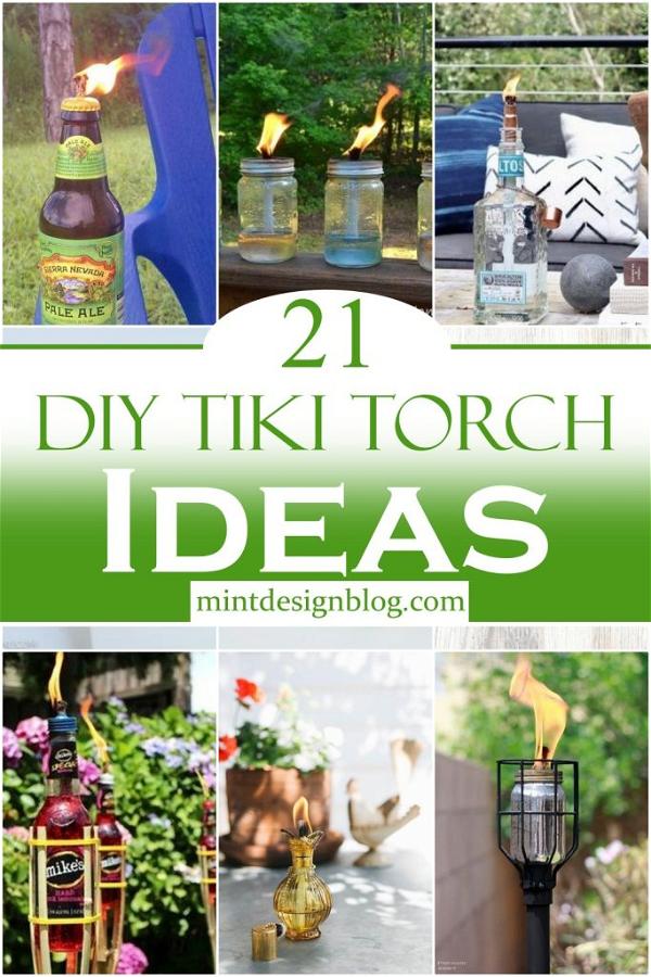 21 DIY Tiki Torch Ideas - Mint Design Blog