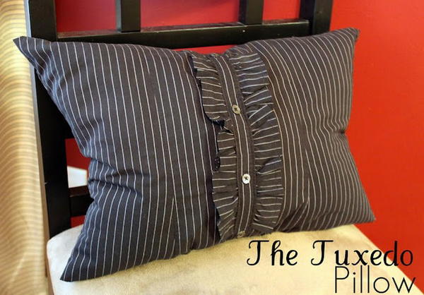 DIY Tuxedo Pillow