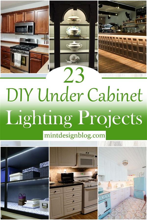 DIY Under Cabinet Lighting Projects 2