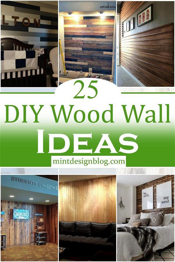DIY Wood Wall Ideas 1