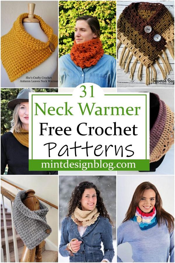 31 Free Crochet Neck Warmer Patterns - Mint Design Blog