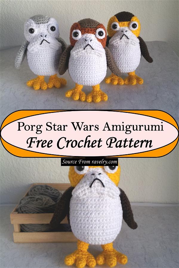 Porg Star Wars Amigurumi