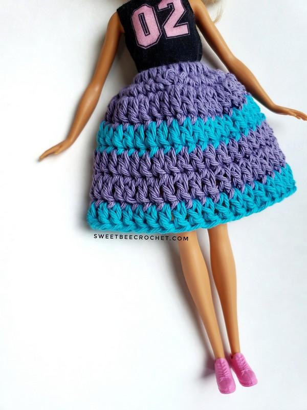 Skirt For A 12 Inch Fashion Doll