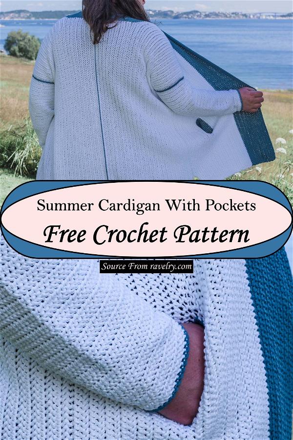 Summer Cardigan With Pockets